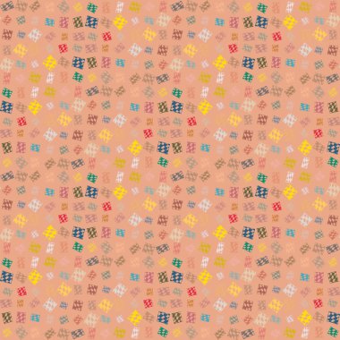 soyut geometrik renkli Dikişsiz desen arka plan için vektör çizim