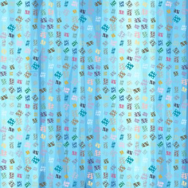 soyut geometrik renkli Dikişsiz desen arka plan için vektör çizim