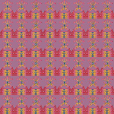 Altın seamless modeli, vektör çizim 