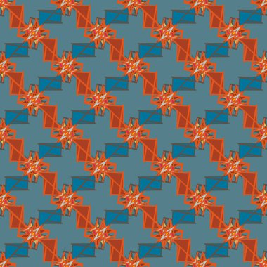 soyut geometrik Dikişsiz desen arka planı için. 