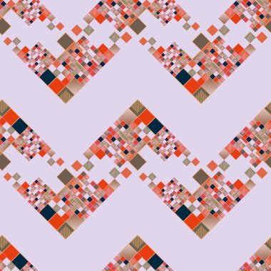 renkli grafik küpleri ve kareler duvar kağıdı, sorunsuz tasarlamak vektör çizim 