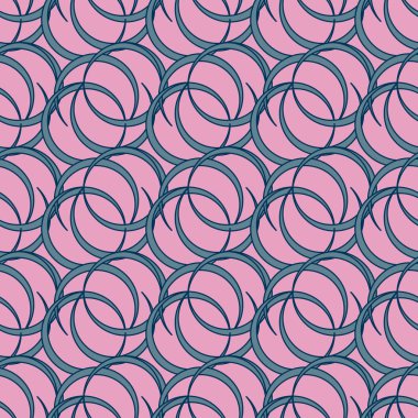 Daireler için arka plan ile Seamless modeli. vektör çizim