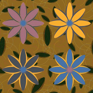 vektör çizim arka planı için seamless modeli   