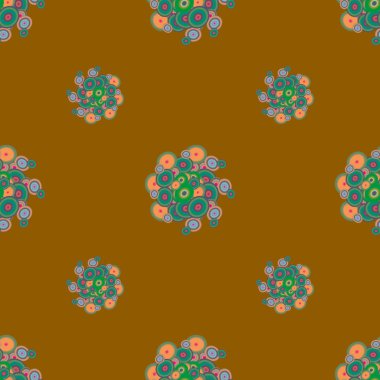 soyut geometrik renkli Dikişsiz desen arka plan için vektör çizim