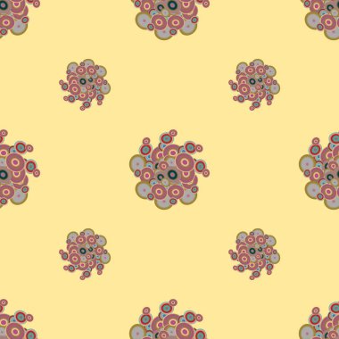 soyut geometrik renkli Dikişsiz desen arka plan için vektör çizim