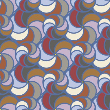 soyut geometrik renk desenli vektör çizimi