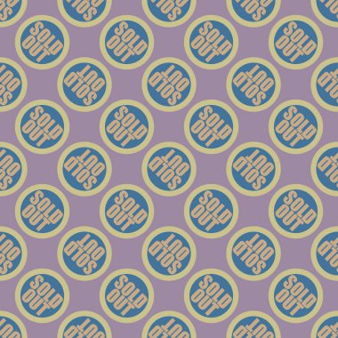 Dikişsiz desen, vektör çizim sattı