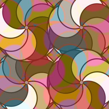 soyut geometrik renk desenli vektör çizimi