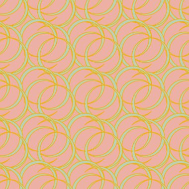 Daireler için arka plan ile Seamless modeli. vektör çizim