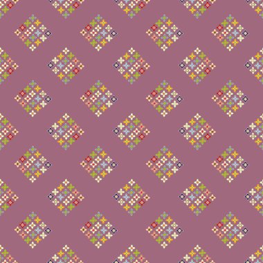  soyut çiçek geometrik Dikişsiz desen arka planı için