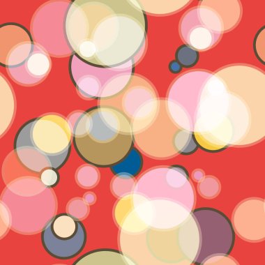 Daireler ile sorunsuz arka plan