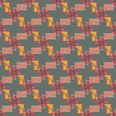 soyut geometrik Dikişsiz desen arka planı için. 