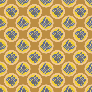 Dikişsiz desen, vektör çizim sattı