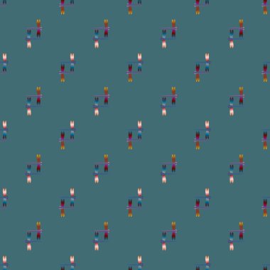 Yusufçuk seamless modeli. Vektör çizimler.