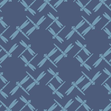 Yusufçuk seamless modeli. Vektör çizimler.