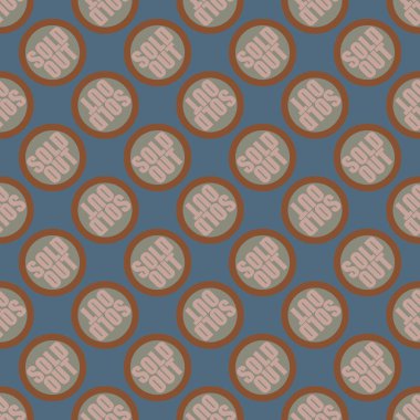 Dikişsiz desen, vektör çizim sattı