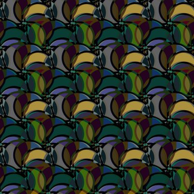 soyut geometrik renk desenli vektör çizimi