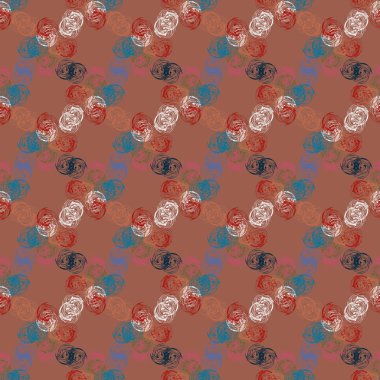 Soyut geometrik renkli seamless modeli, arka plan