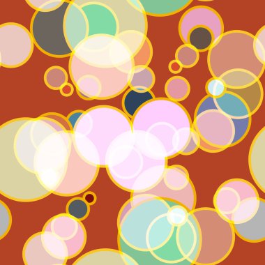 Daireler ile sorunsuz arka plan