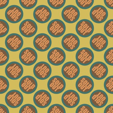 Dikişsiz desen, vektör çizim sattı