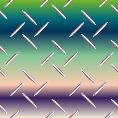 Oluklu metal, Dikişsiz desen vektör çizim.