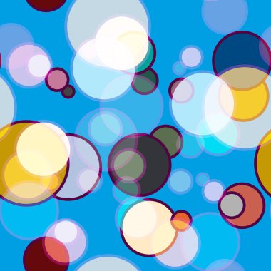 Daireler ile sorunsuz arka plan