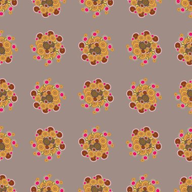 soyut geometrik renkli Dikişsiz desen arka plan için vektör çizim