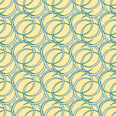 Daireler için arka plan ile Seamless modeli. vektör çizim