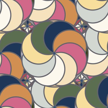 soyut geometrik renk desenli vektör çizimi