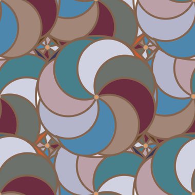 soyut geometrik renk desenli vektör çizimi