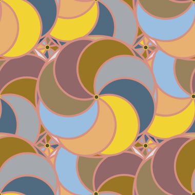 soyut geometrik renk desenli vektör çizimi