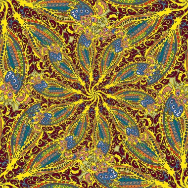 Soyut geometrik Dikişsiz desen tasarım çalışmaları için.