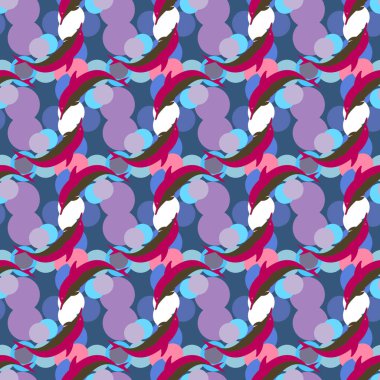 soyut geometrik renkli Dikişsiz desen arka plan için vektör çizim