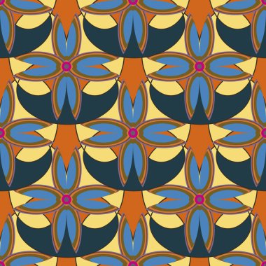 Sorunsuz çiçek desenli arka plan.