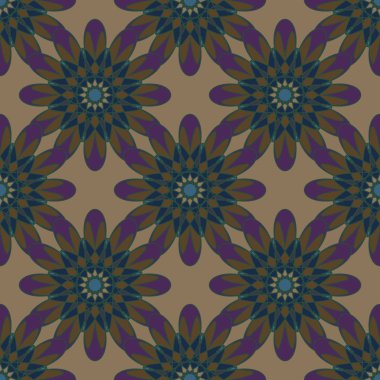 soyut kesintisiz renkli desen