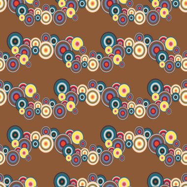 soyut geometrik renkli Dikişsiz desen arka plan için vektör çizim