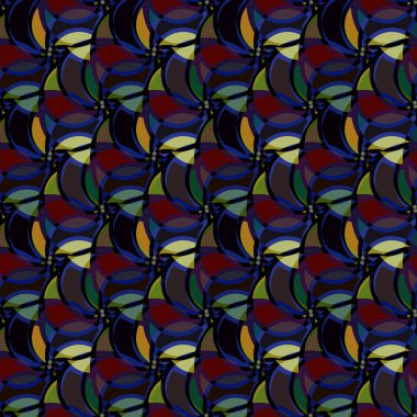 soyut geometrik renk desenli vektör çizimi