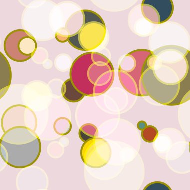 Daireler ile sorunsuz arka plan