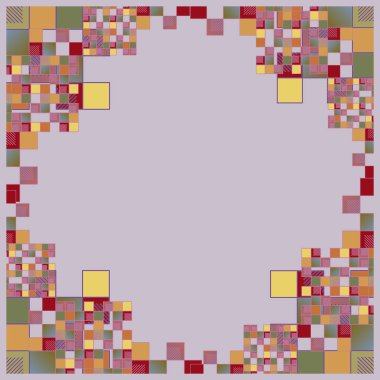 geometrik küpleri ve kareler arka plan sorunsuz tasarlamak vektör çizim