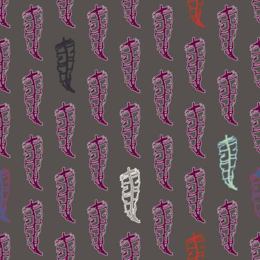 Memphis tarzı zemin ağaç yaprakları 