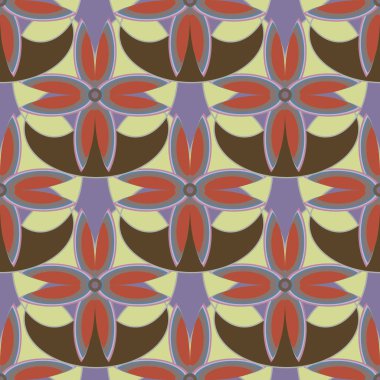 Sorunsuz çiçek desenli arka plan.