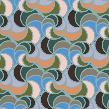 soyut geometrik renk desenli vektör çizimi