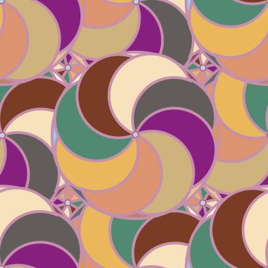 soyut geometrik renk desenli vektör çizimi