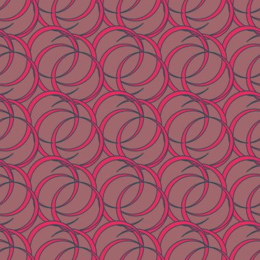 Daireler için arka plan ile Seamless modeli. vektör çizim