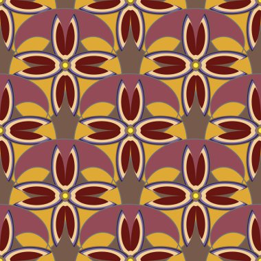 Sorunsuz çiçek desenli arka plan.