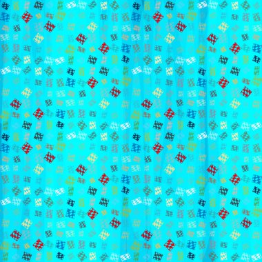 soyut geometrik renkli Dikişsiz desen arka plan için vektör çizim