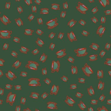 Kahve ya da çay Dikişsiz desen bardak.