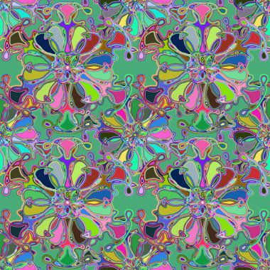 Soyut kaleydoskop renkli Dikişsiz desen arka planı için. 