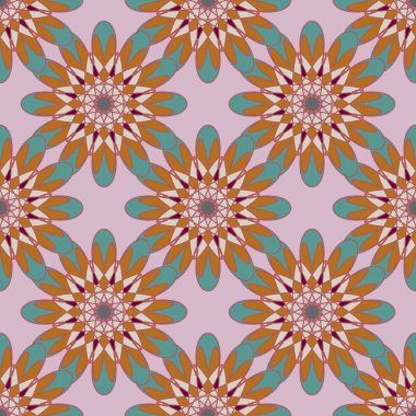 soyut kesintisiz renkli desen