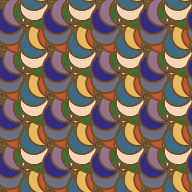 soyut geometrik renk desenli vektör çizimi